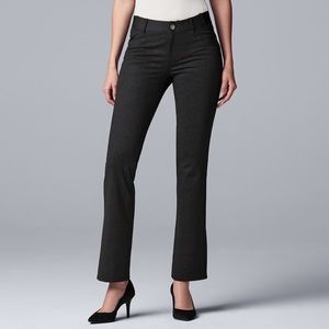 Women's Simply Vera Luxury Ponte Bootcut Pants